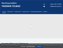 Tablet Screenshot of kanzlei-yilmaz.de